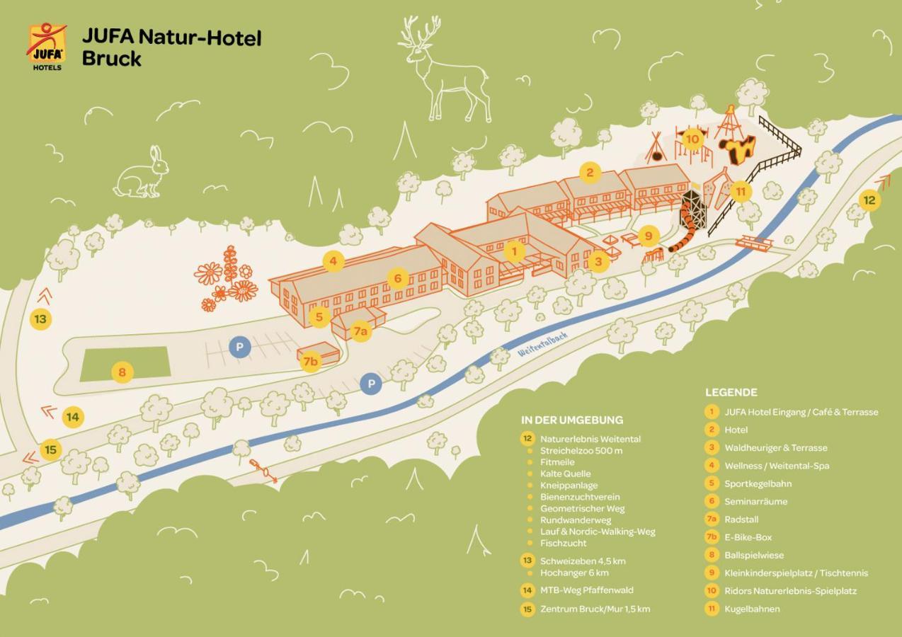 Jufa Hotel Bruck An Der Mur - Im Weitental Eksteriør bilde